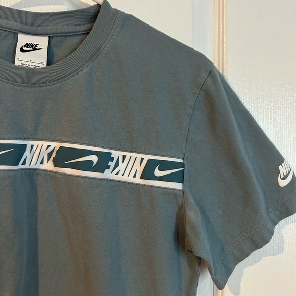 Nike Teal Cotton T Shirt Size Small - Picture 5 of 7